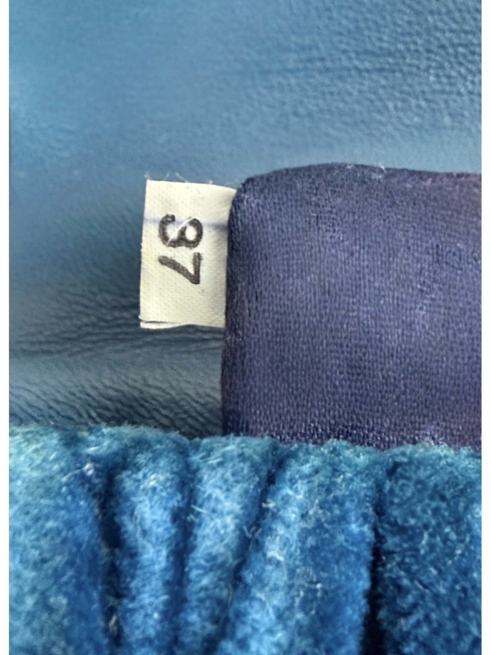 Miu Miu blue velvet shoulder bag - Picture 8 of 15